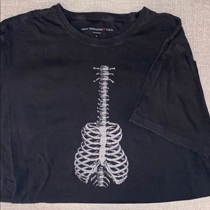 John Varvatos Black Skeleton Guitar Tee